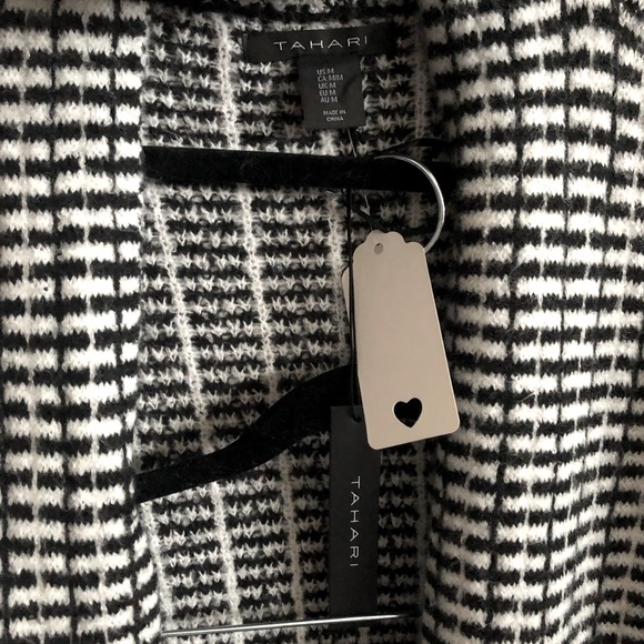 TAHARI Soft Cozy Warm Long Cardigan Sweater sz Medium - Picture 6 of 6